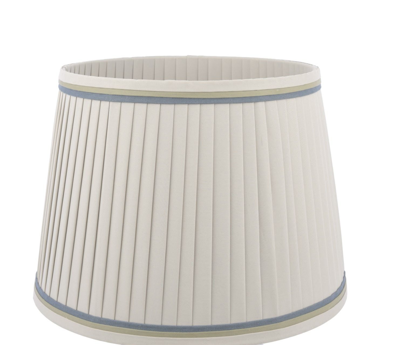 Stannard Table Lamp- Blue Ceramic With Shade