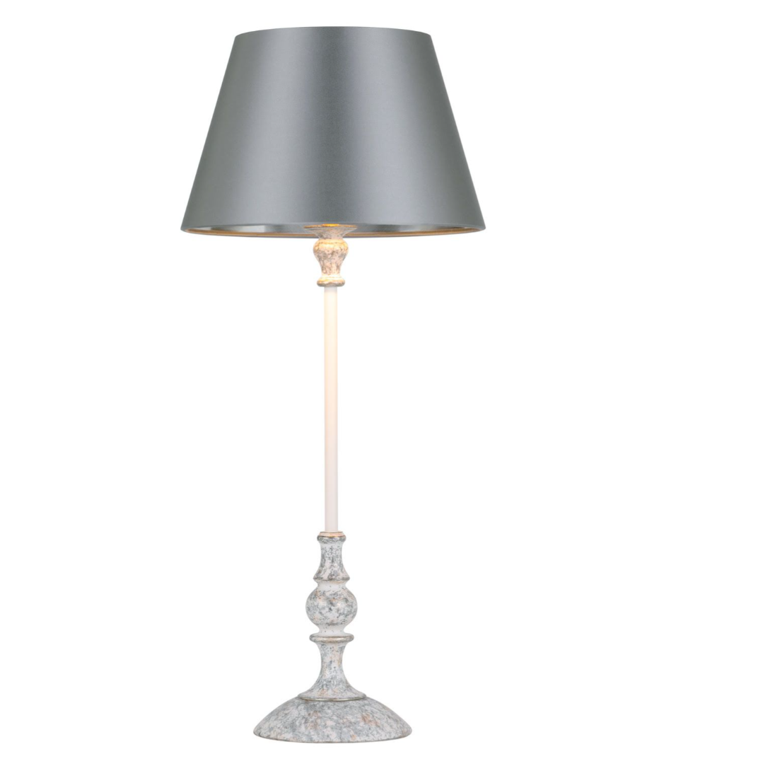 Flemish Table Lamp Bespoke/ Distressed Grey- Base Only