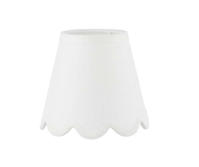 Nerita Ivory Linen Tapered drum Shade 15cm
