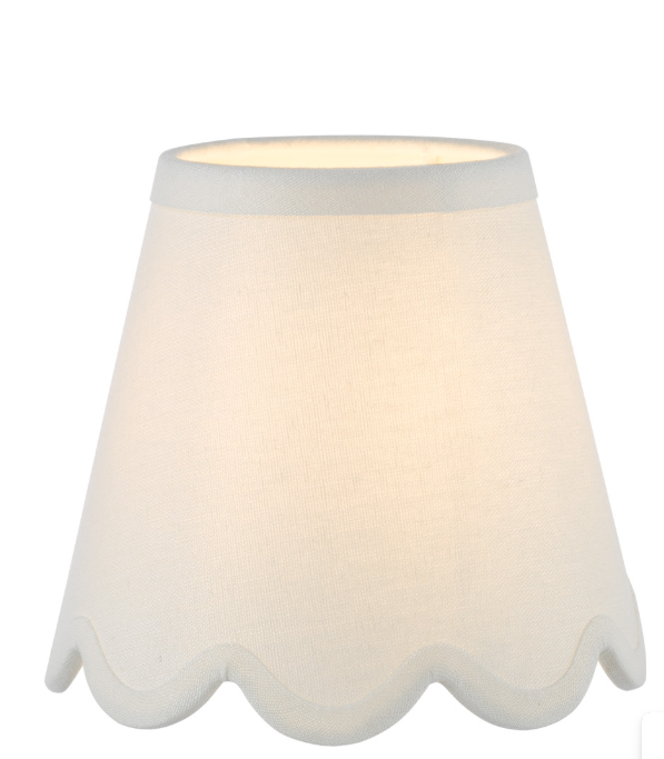 Nerita Ivory Linen Tapered drum Shade 15cm
