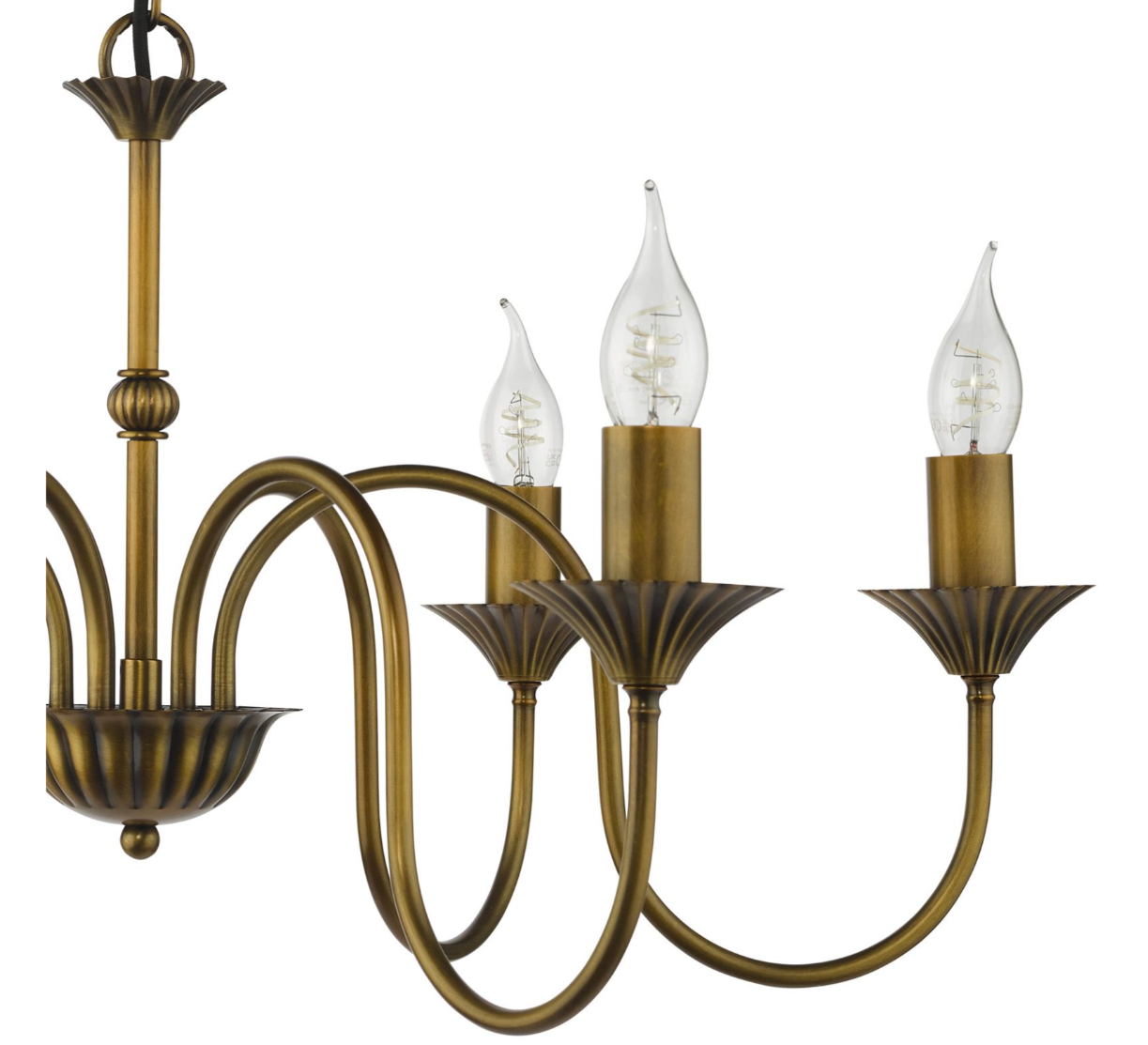 Lydian 6 Light Pendant- Antique Bronze Fitting Only