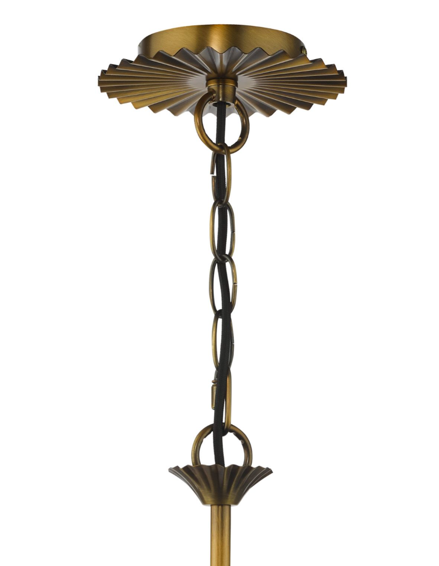 Lydian 6 Light Pendant- Antique Bronze Fitting Only
