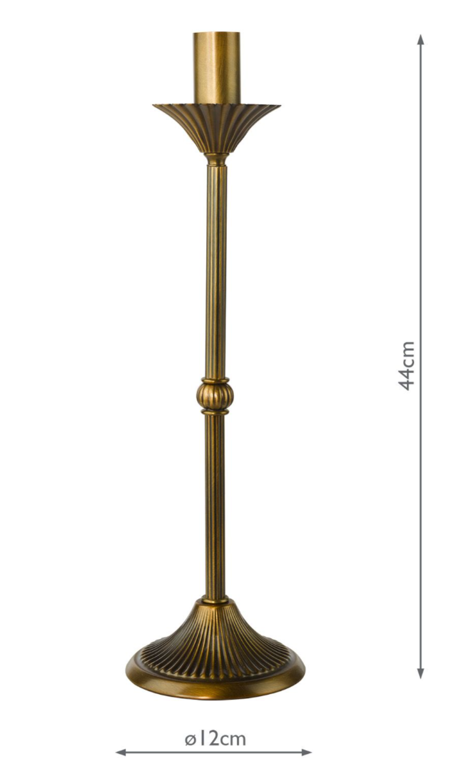 Lydian Table Lamp Antique Bronze- Base Only