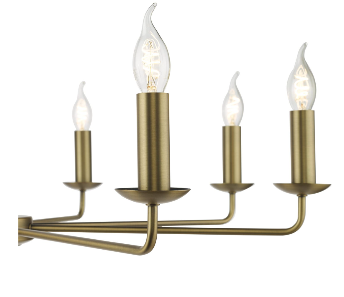 Favian 5/8 Light Pendant- Matt Bronze Fitting Only