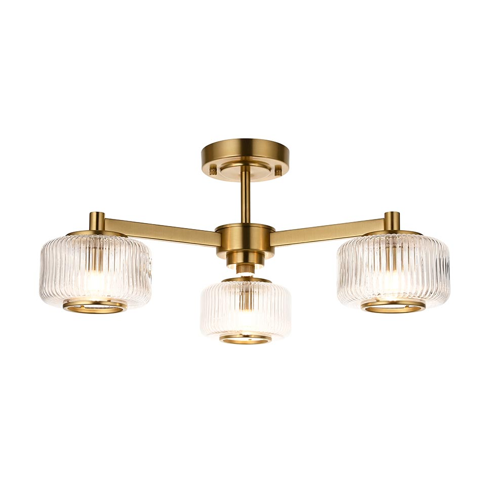 Stamford 3lt Semi Flush Ceiling Light