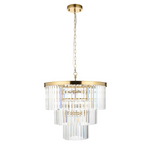 Conaston 7Lt  Ceiling Light- Brushed Brass Finish