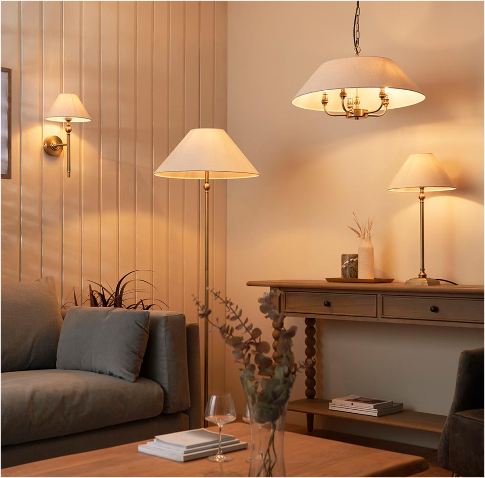 Lille & Ikat 20cm Wall Light- Various Finishes