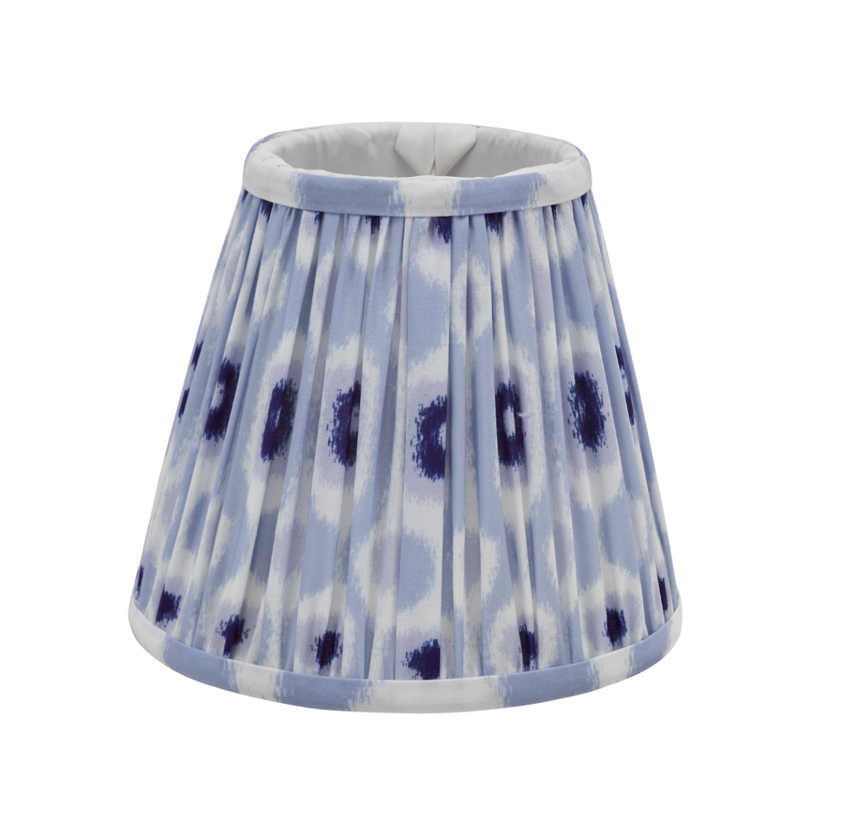Ikat Green/ Taupe Cotton Empire Shade- Various Sizes