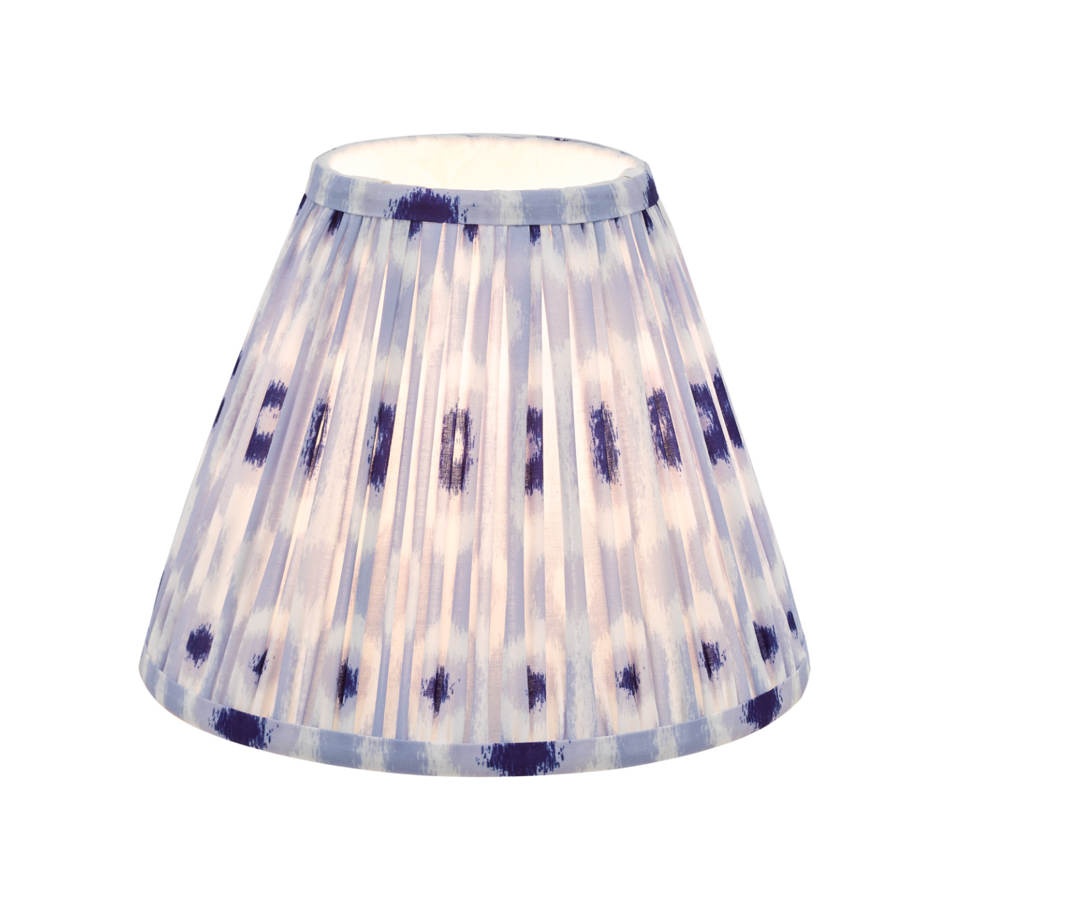 Ikat Green/ Taupe Cotton Empire Shade- Various Sizes