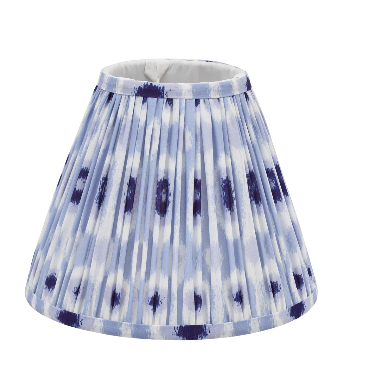 Ikat Green/ Taupe Cotton Empire Shade- Various Sizes