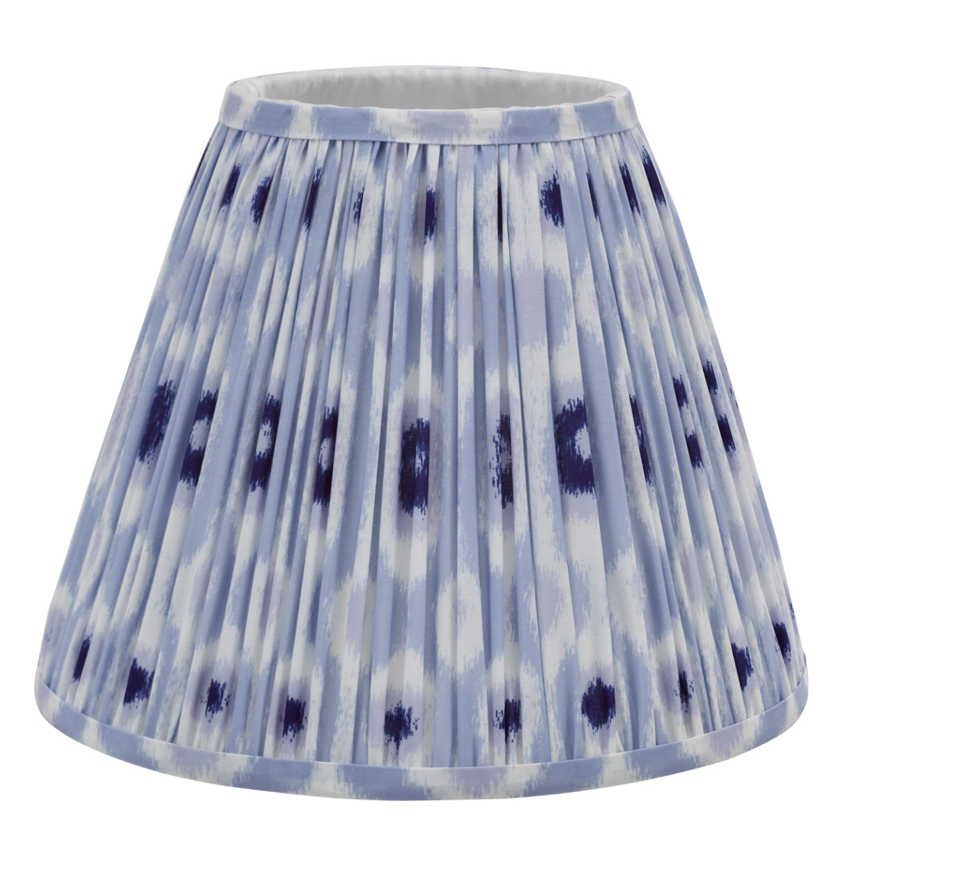 Ikat Green/ Taupe Cotton Empire Shade- Various Sizes