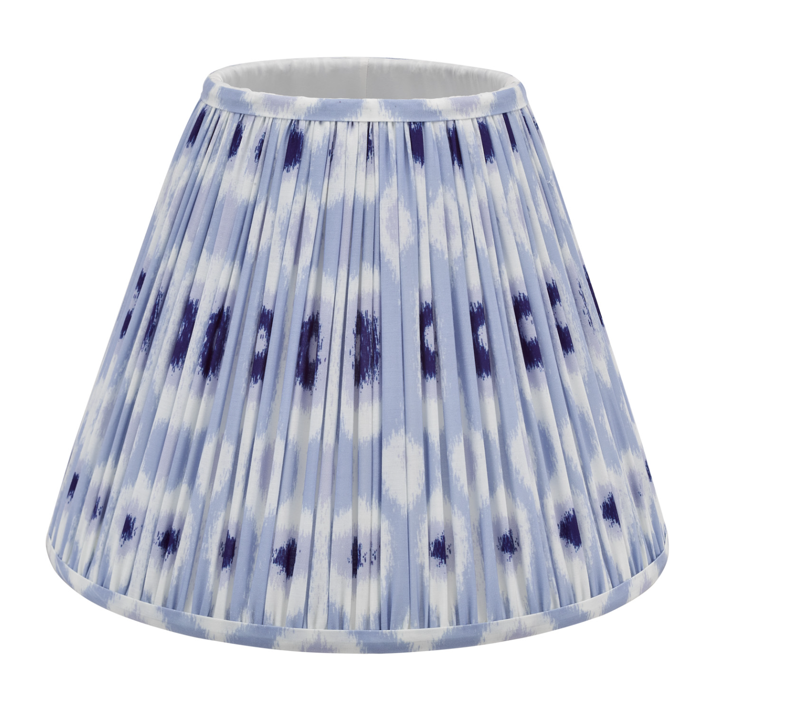 Ikat Green/ Taupe Cotton Empire Shade- Various Sizes