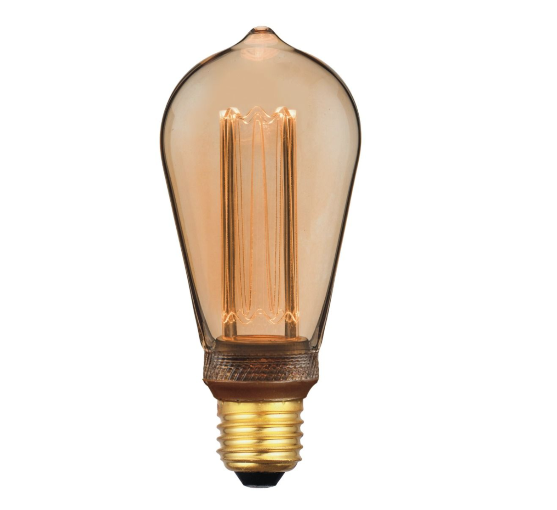E27 Angular Amber Bulbs- Various Finishes