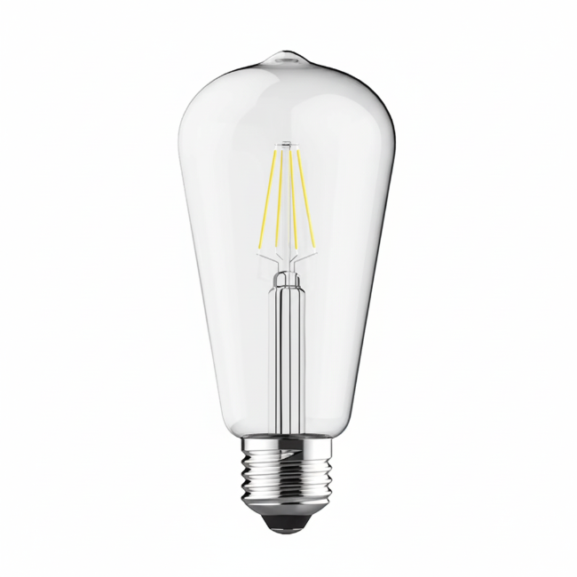 E27 Pear Shaped 4-6.5W Bulb- Various Finishes