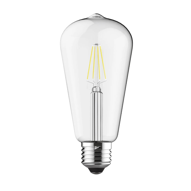 E27 Pear Shaped 4-6.5W Bulb- Various Finishes
