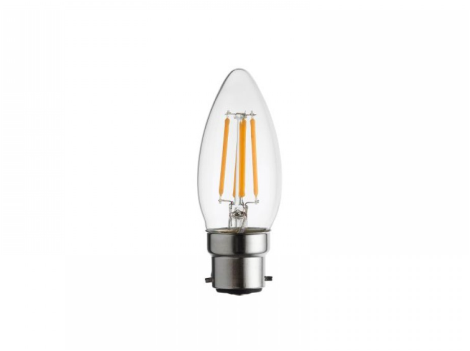 Value Classic LED Candle B22 Bulb- Various Finishes