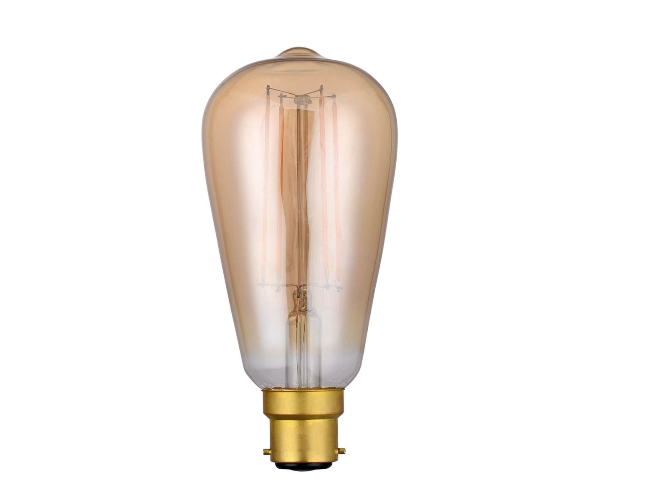B22 Pear Shaped Bulb- Various Finishes