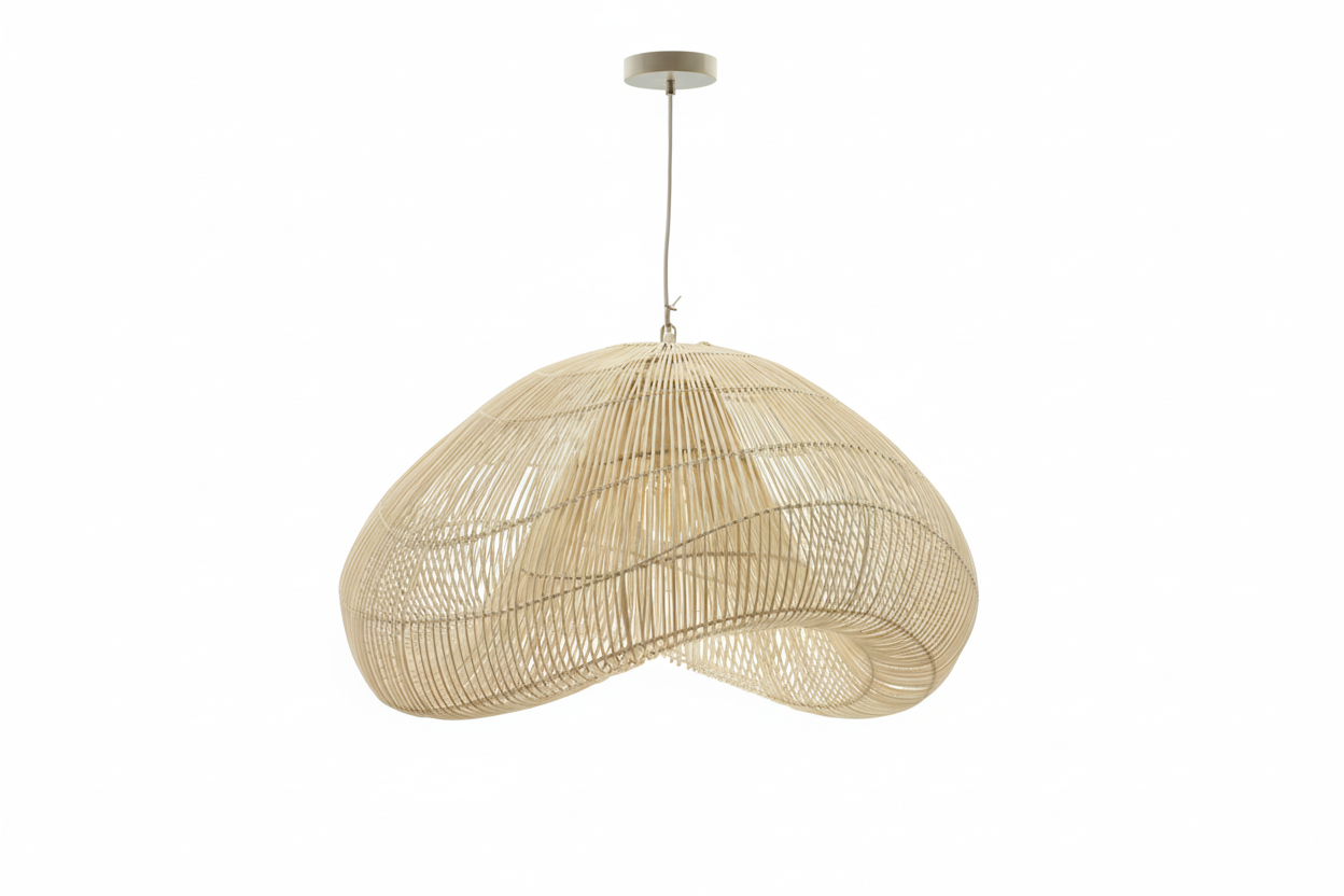 Sabah Rattan Ceiling Light- Rattan Finishes