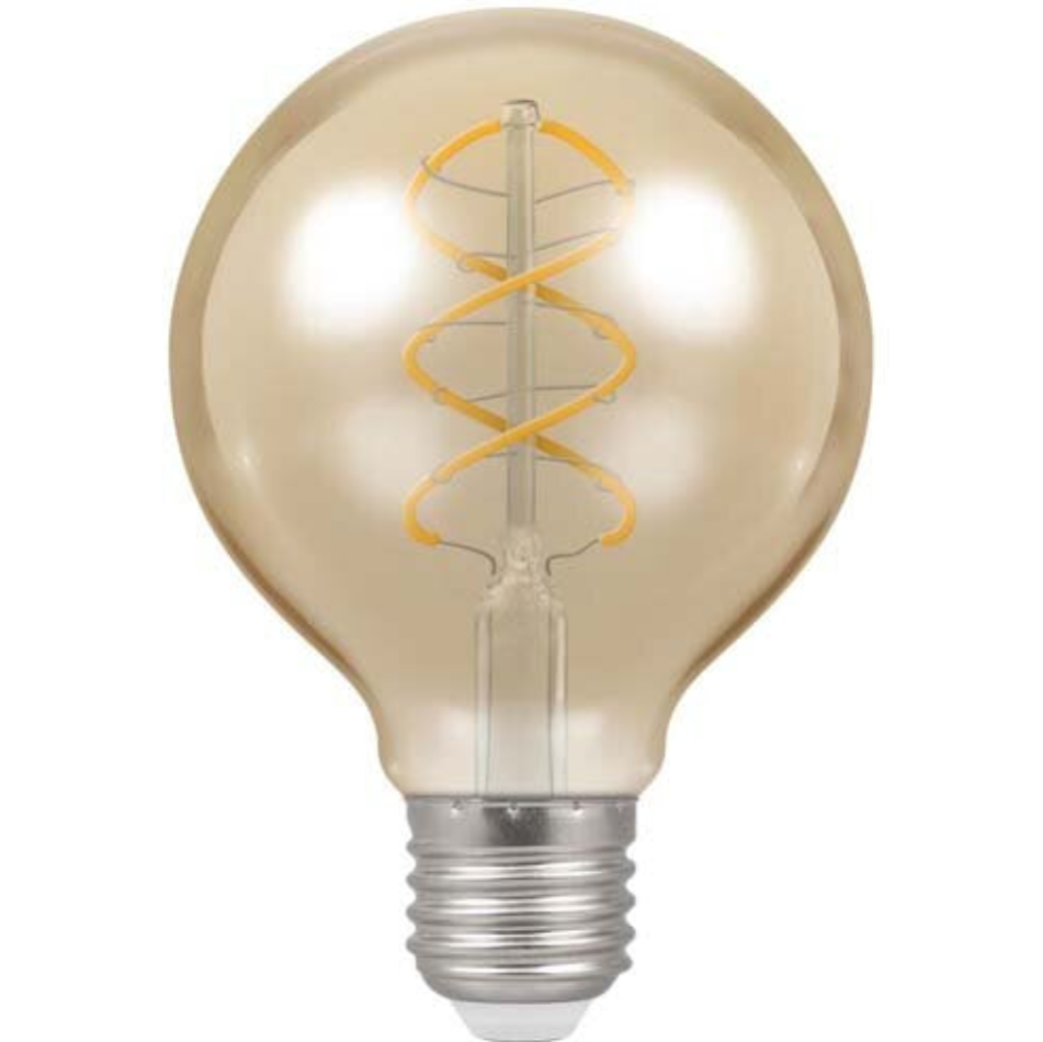 E27 80mm LED Globe Bulb- Various Colours