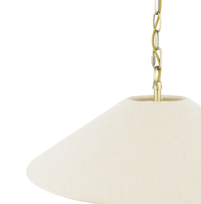 Harland 3/5 Light Pendant Matt Antique Brass With Shade