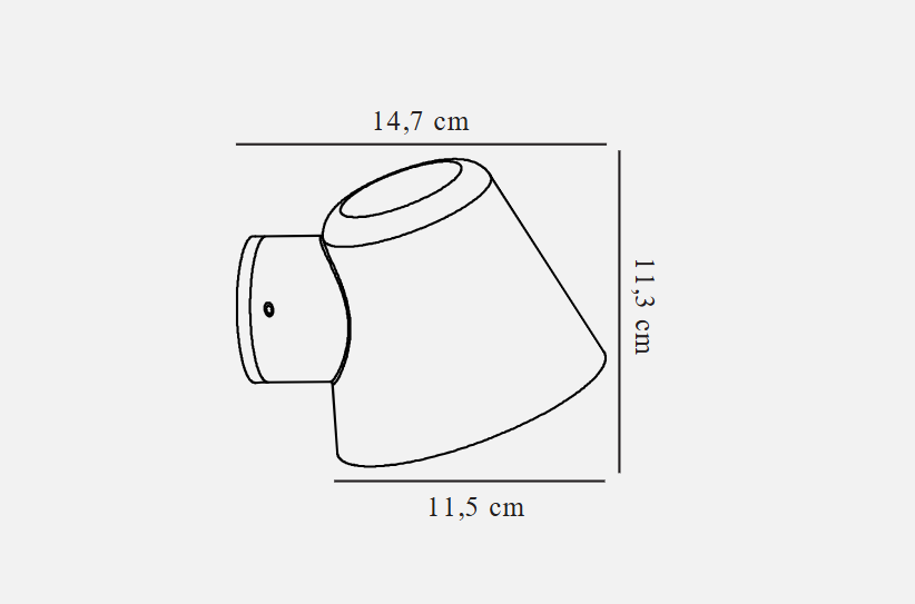 Aleria Wall Light- Various Colours