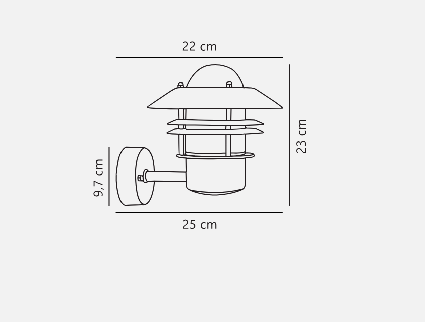 Blokhus Wall Light- Various Finishes