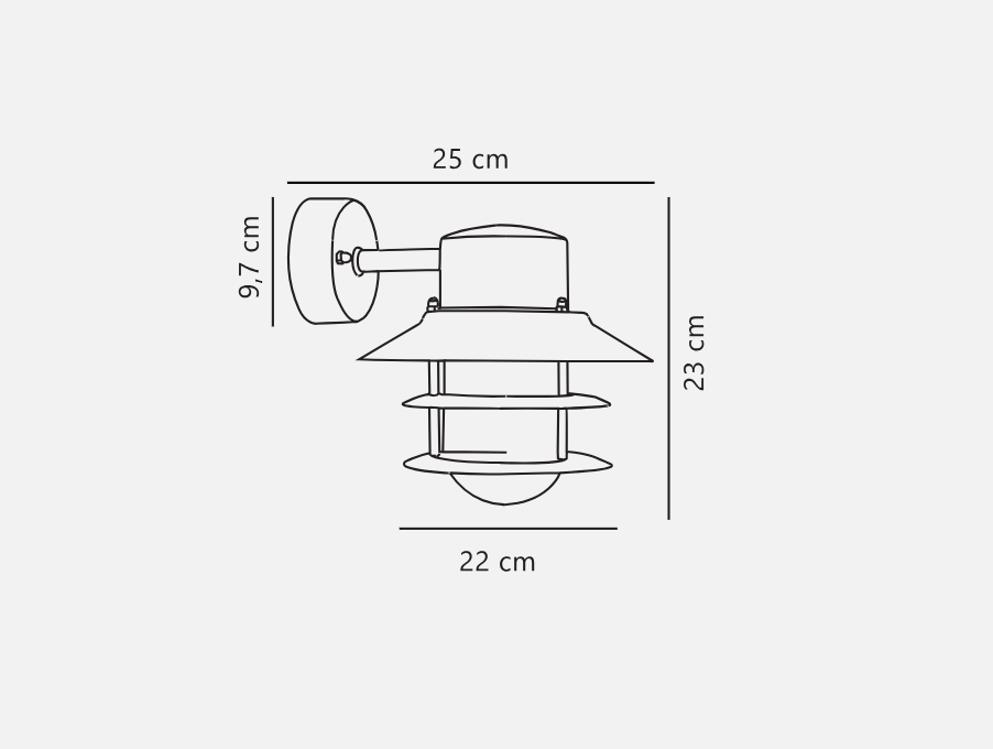 Blokhus Wall Light- Various Finishes