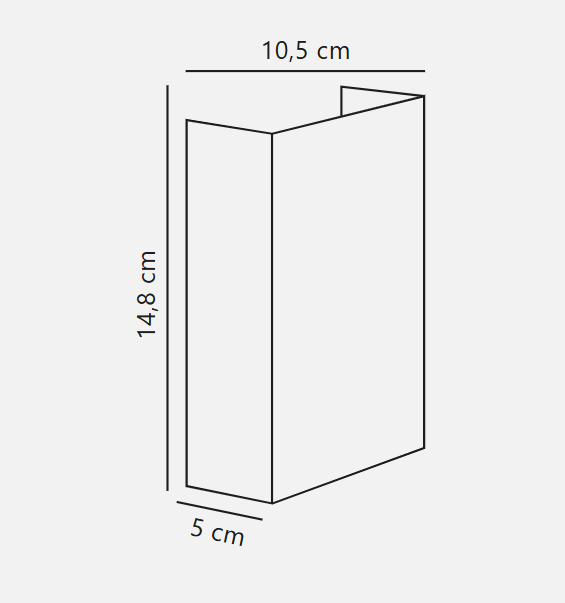 Fold 10/15cm Wall Light- Various Finishes