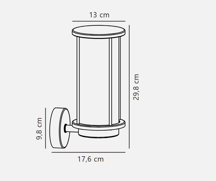 Linton Wall Light- Brass/ Galvanized Finish
