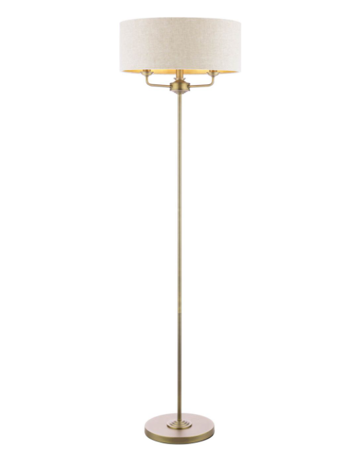 Sorrento 3 Light Classic Floor Lamp In Various Finishes