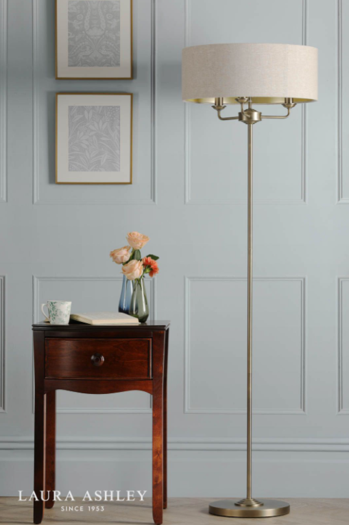 Sorrento 3 Light Classic Floor Lamp In Various Finishes