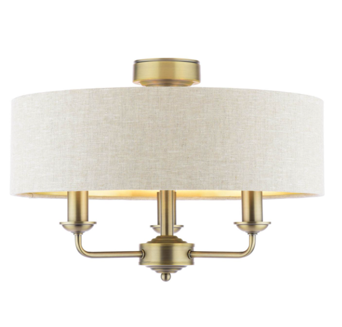 Sorrento 3Lt Semi-Flush Various Finishes