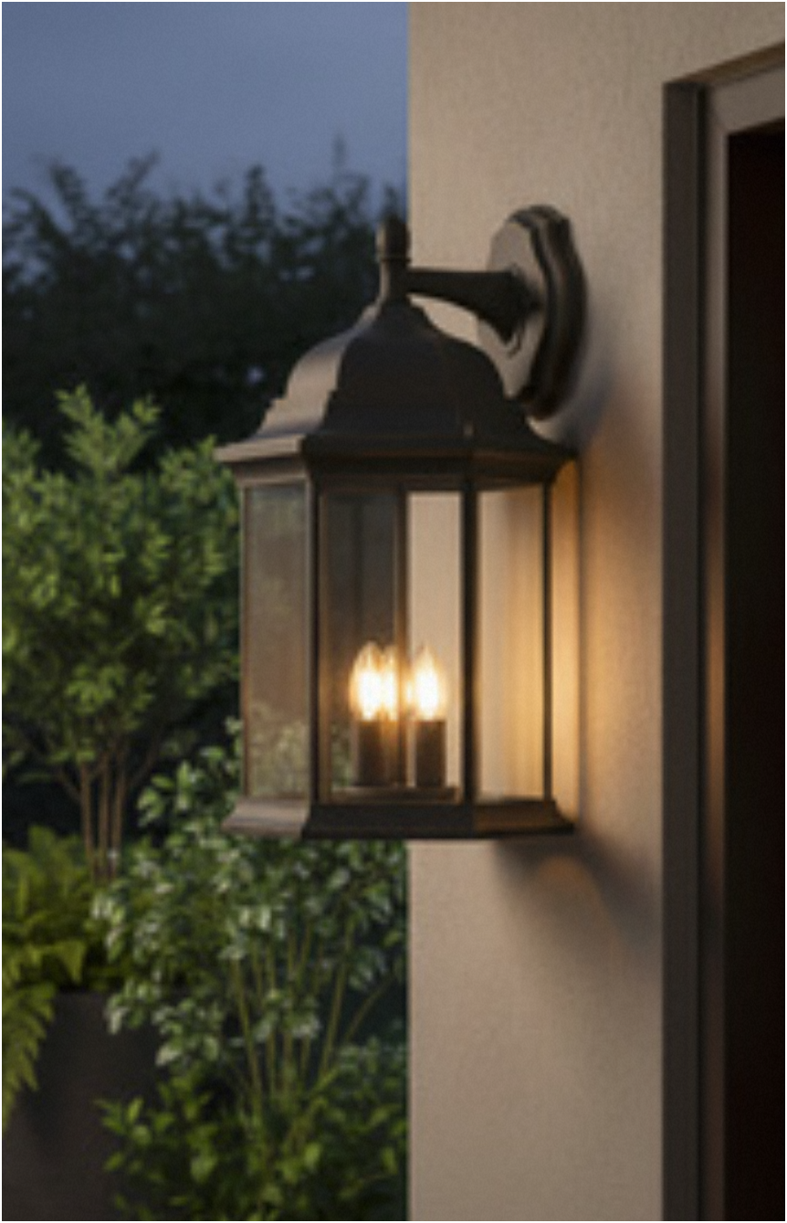 Ardley 6 Panel Lantern Antique Bronze