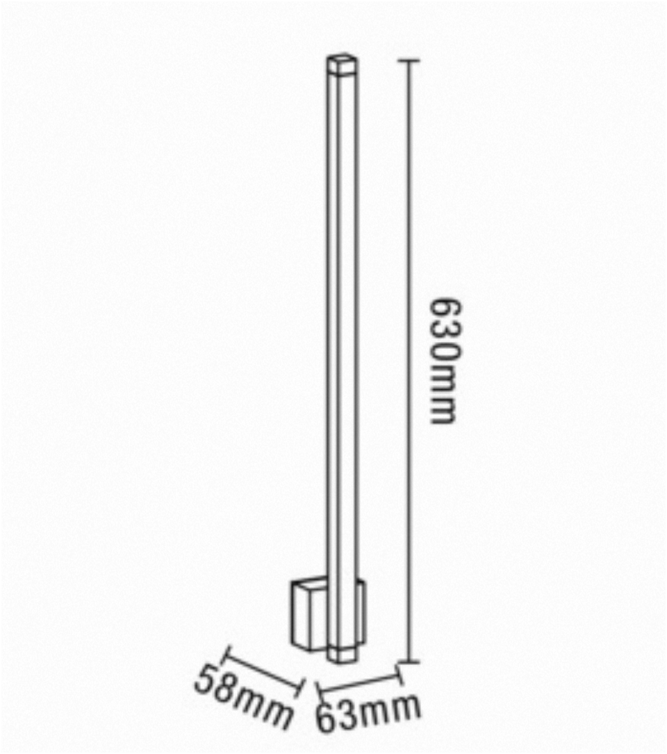 Bardi Outdoor LED Linear Wall Light