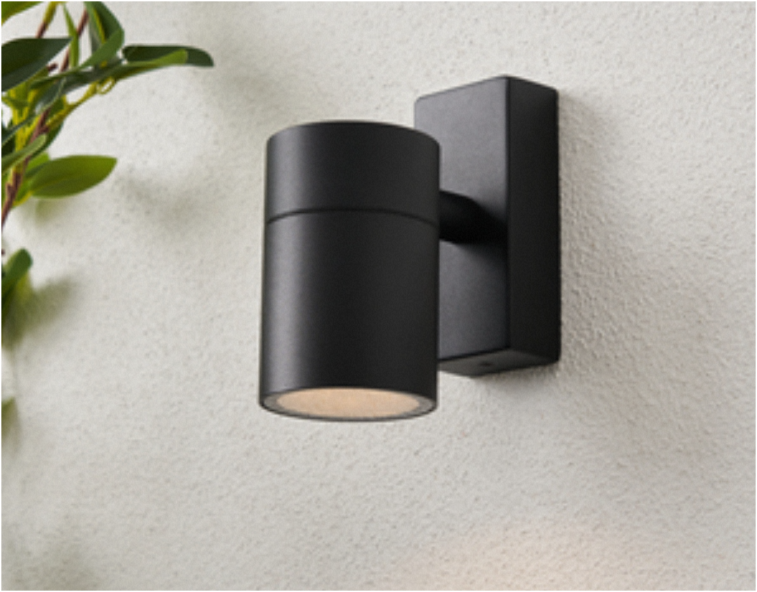 Leto Up Down Outdoor Wall Light- Black/ Anthracite Finish