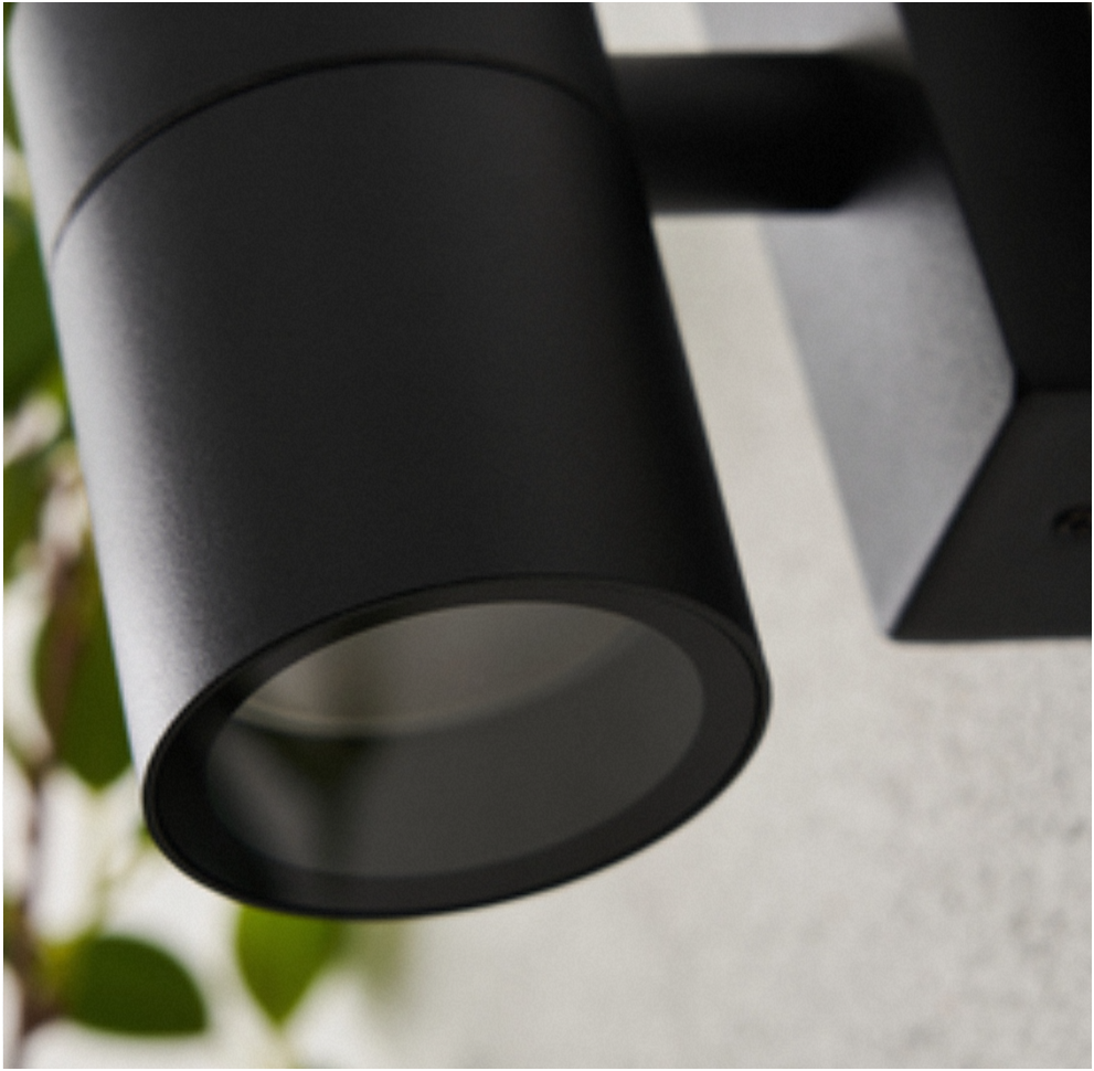 Leto Up Down Outdoor Wall Light- Black/ Anthracite Finish