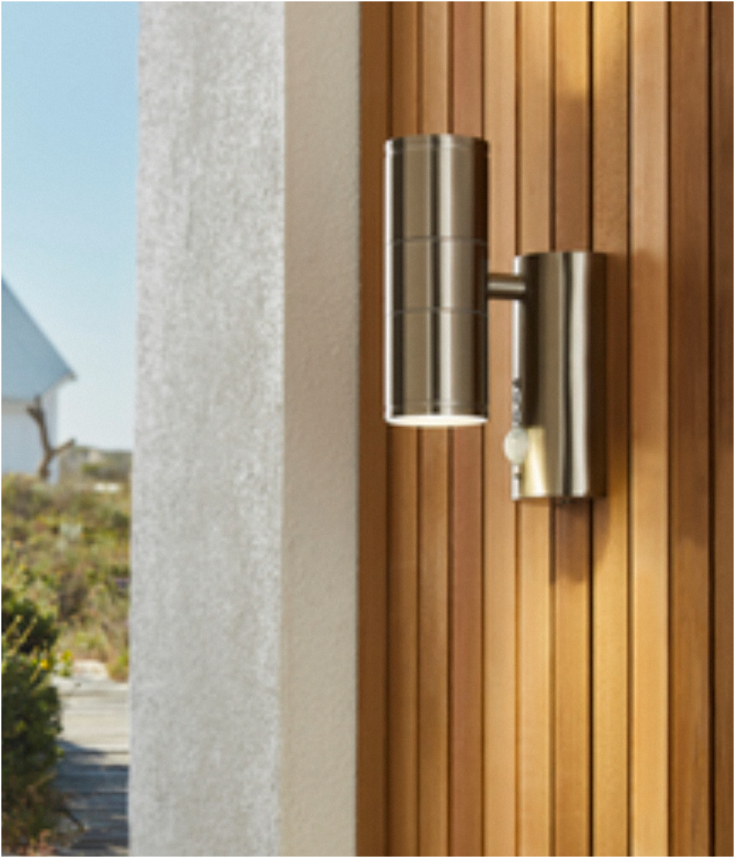 Islay Up Down Outdoor Wall Light with PIR Sensor- Various Finishes
