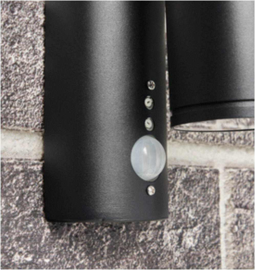 Islay Up Down Outdoor Wall Light with PIR Sensor- Various Finishes