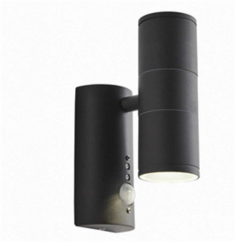 Islay Up Down Outdoor Wall Light with PIR Sensor- Various Finishes