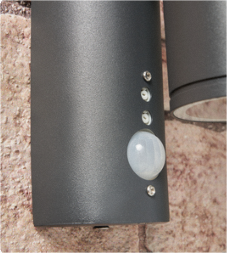 Islay Up Down Outdoor Wall Light with PIR Sensor- Various Finishes