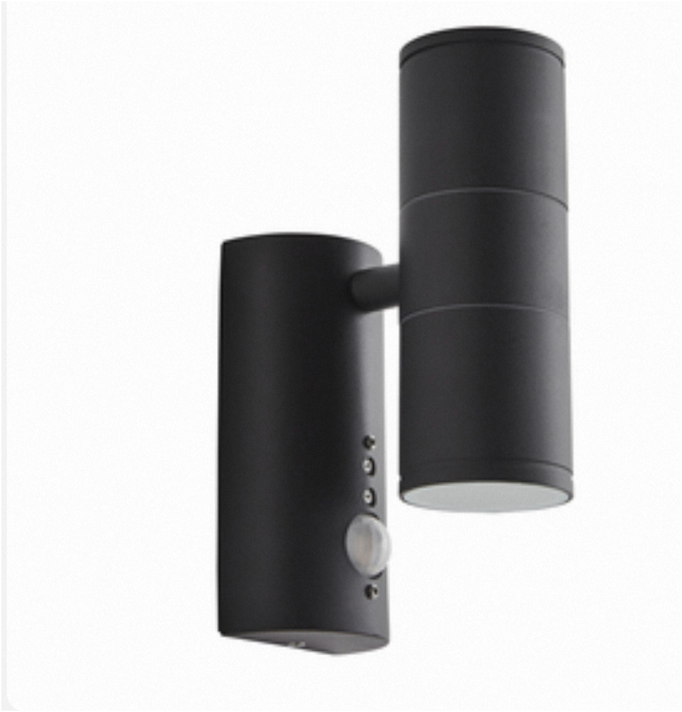 Islay Up Down Outdoor Wall Light with PIR Sensor- Various Finishes