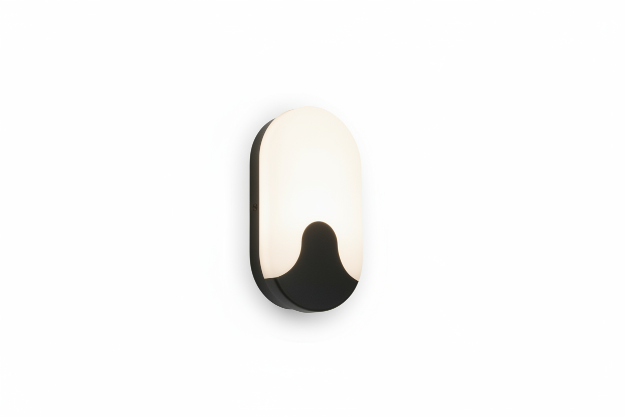 Turus Wall Light- Round/ Oval Finish