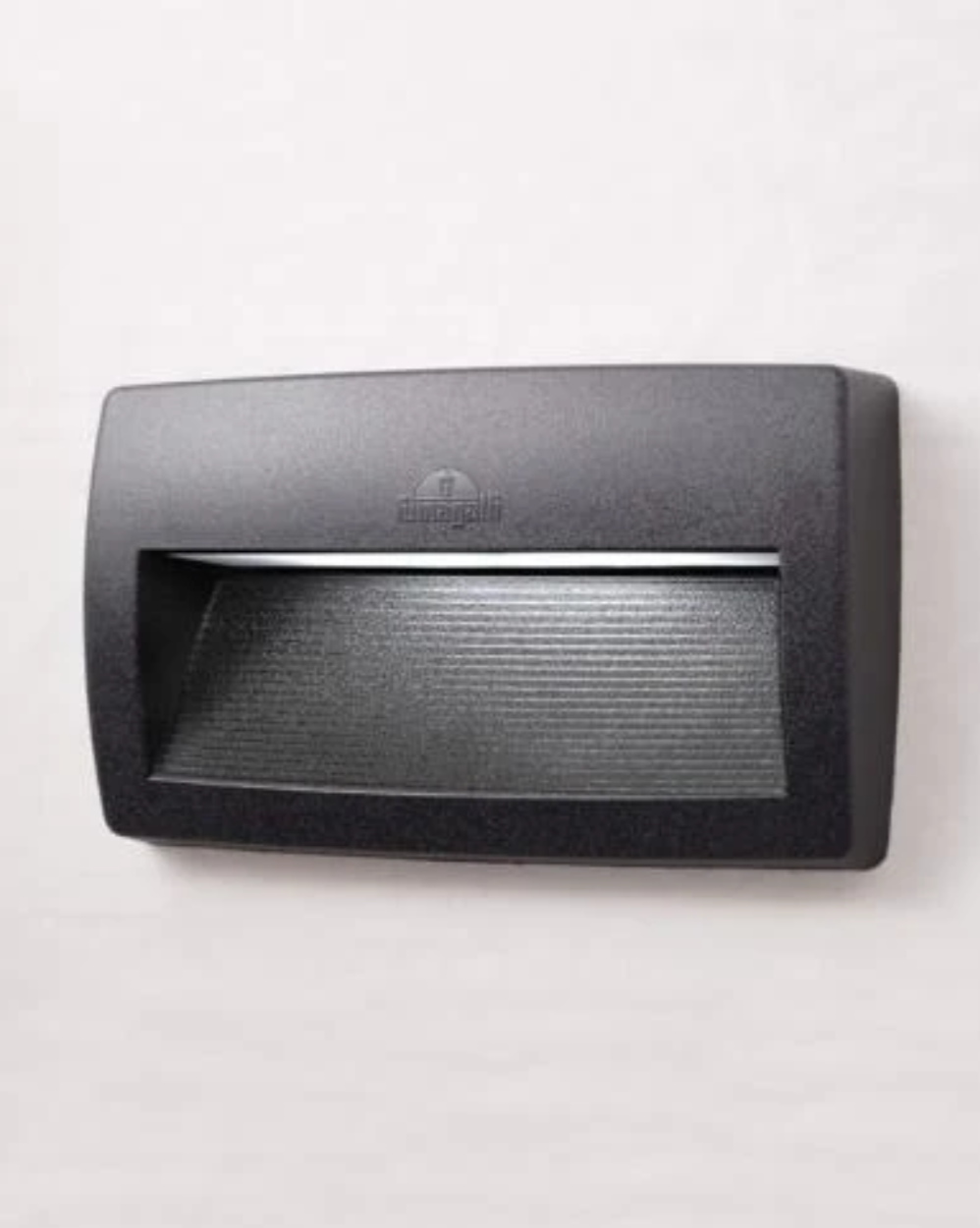 Lorenza 150/190/270mm Outdoor Recessed Wall Light - Black/Grey Finish