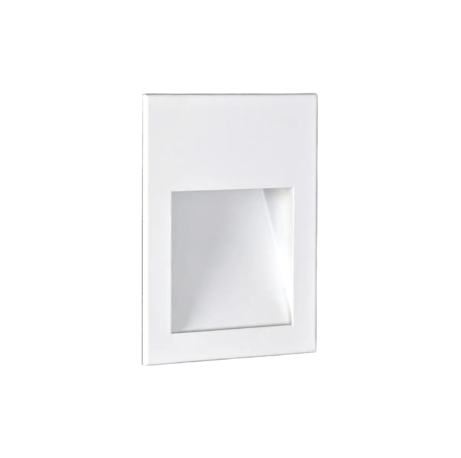 Borgo Recessed Wall Light Integrated LED IP65 Various Types - Matt White Finish