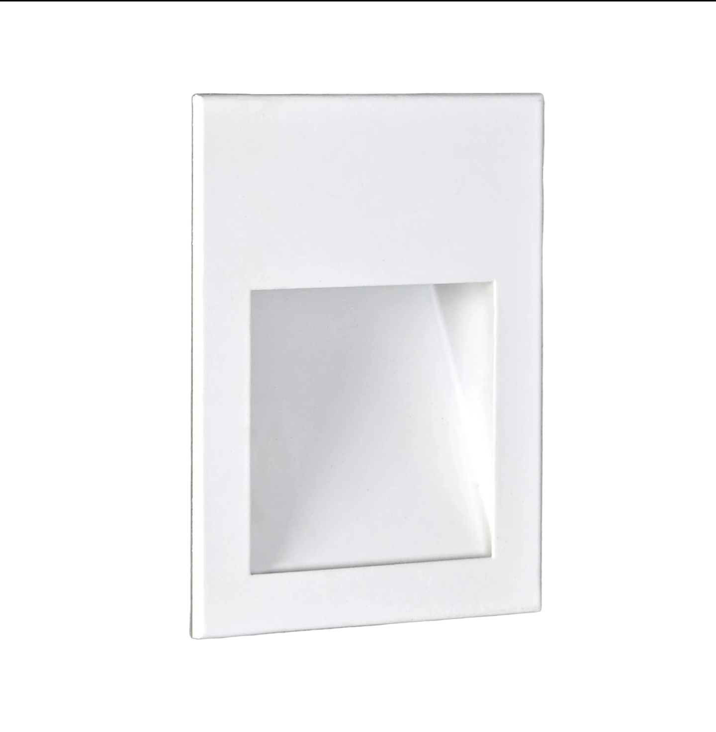 Borgo Recessed Wall Light Integrated LED IP65 Various Types - Matt White Finish