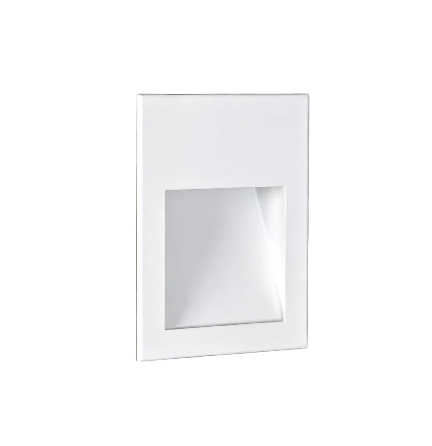 Borgo Recessed Wall Light Integrated LED IP65 Various Types - Matt White Finish