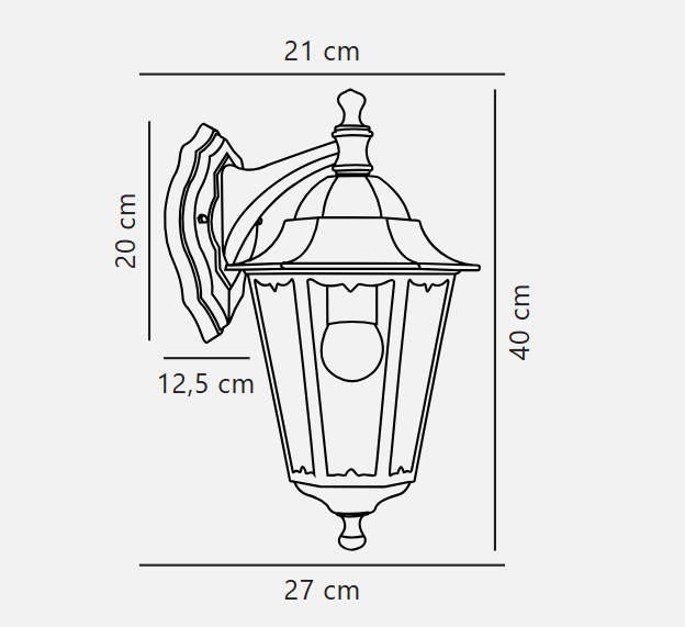 Cardiff Up/Down Wall light