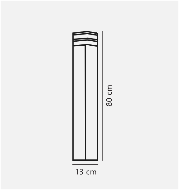 Elm Garden light- Black