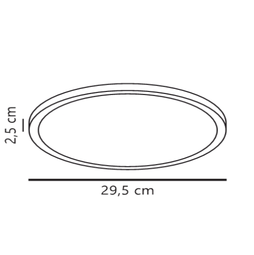 Oja 29 Outdoor Round/ Square Ceiling light