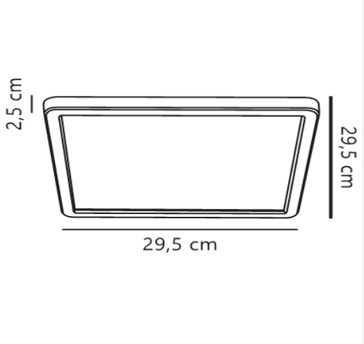 Oja 29 Outdoor Round/ Square Ceiling light